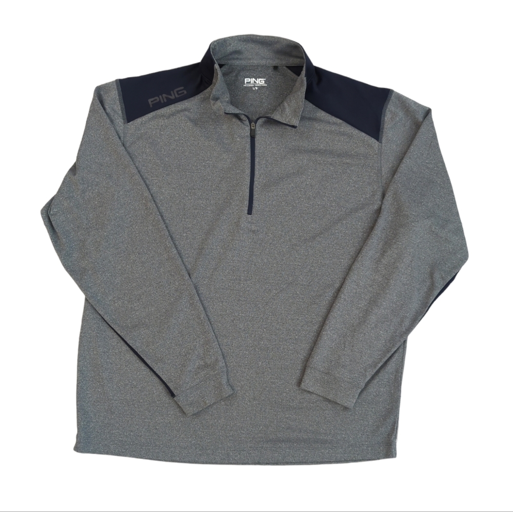 Ping sensor cool 1/4 zip pullover shirt, golf, size large